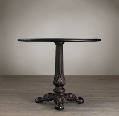 19TH C. FRENCH ACANTHUS BRASSERIE TABLE - Image 0