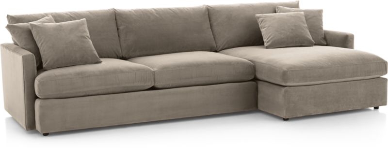 Lounge II 2-Piece Sectional Sofa - Taupe - Image 0
