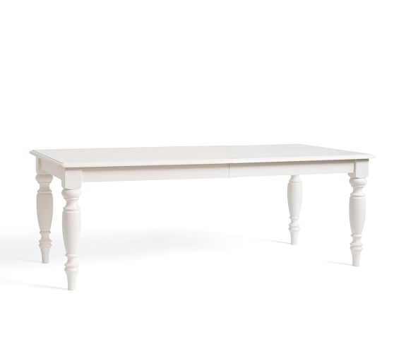 Lachman Extending Dining Table - Artisinal White - Image 0