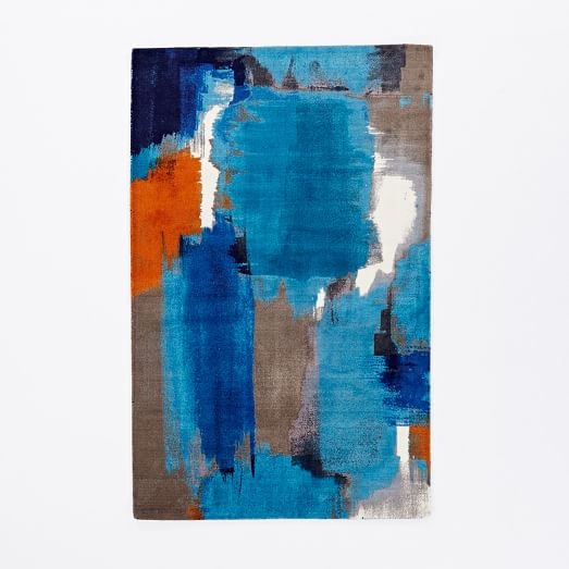 Abstract Painting Rug - 6' x 9' - Image 0