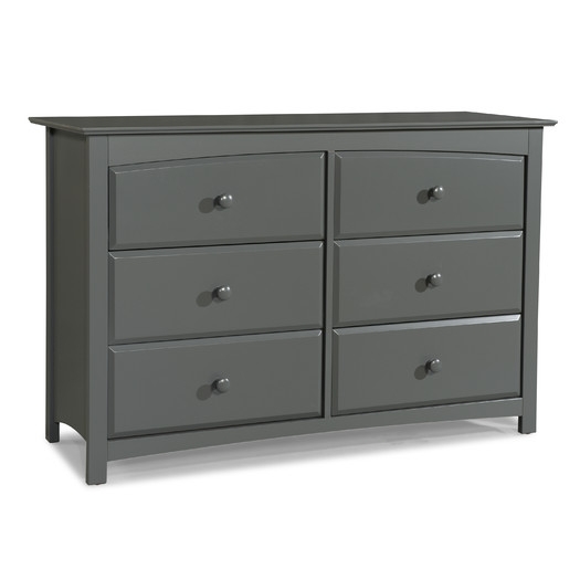 Kenton 6 Drawer Dresser- Gray - Image 0