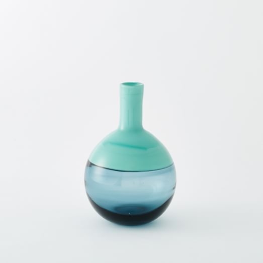 Vitreluxe Glass Vase - Bud, Blue - Image 0