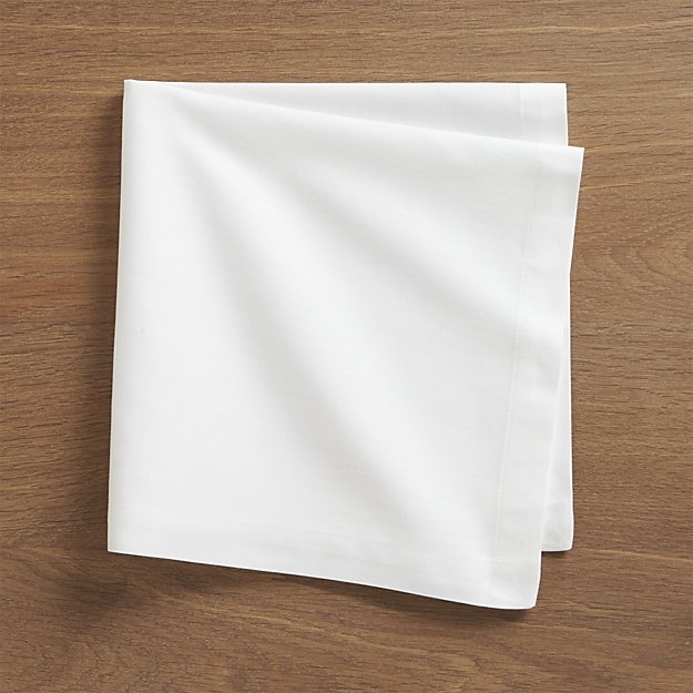 Fete White Cotton Napkin - Image 0