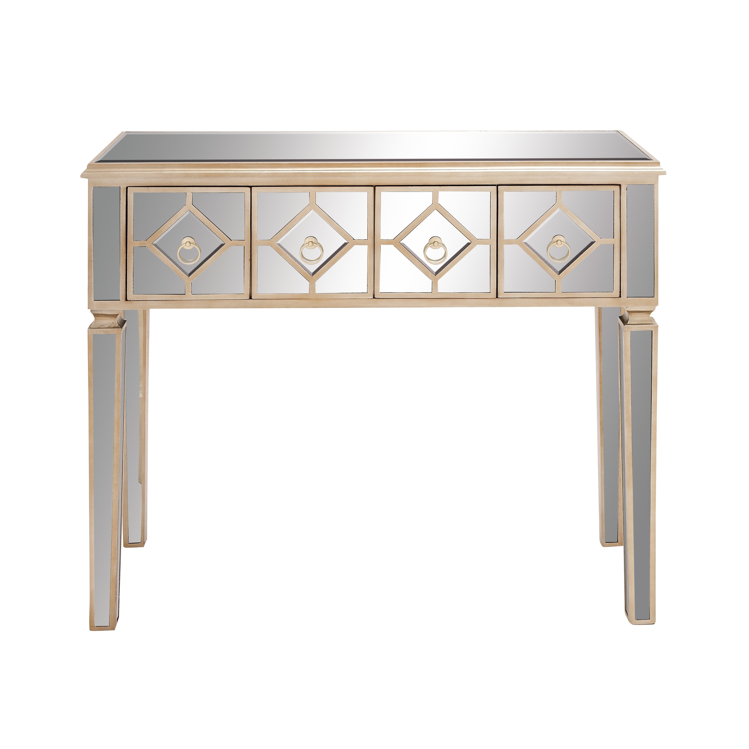 Dashing Wood / Mirror Console Table - Image 0