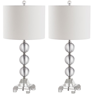 Andres 24" H Table Lamp with Drum Shade - Image 0