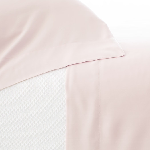 Silken Solid Sheet Set - Slipper Pink - Queen - Image 0