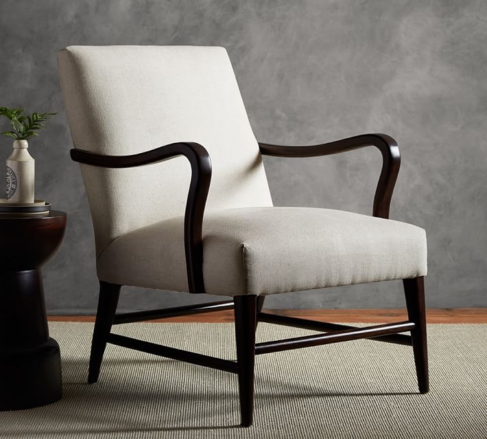 Emilia Upholstered Armchair - Image 0