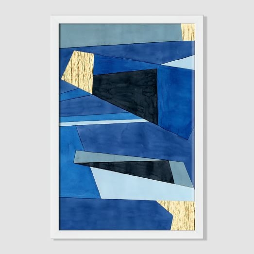 Roar + Rabbit Print - Layered Fragments - 29x40 - Framed - Image 0