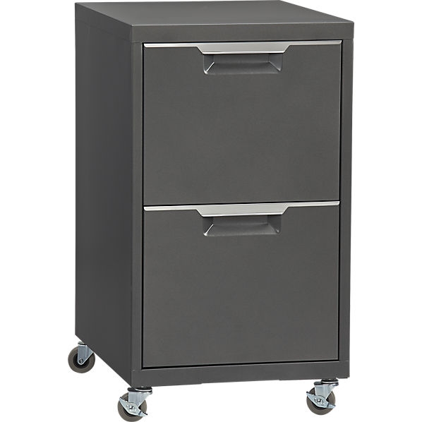TPS carbon 2-drawer filing cabinet - Image 0