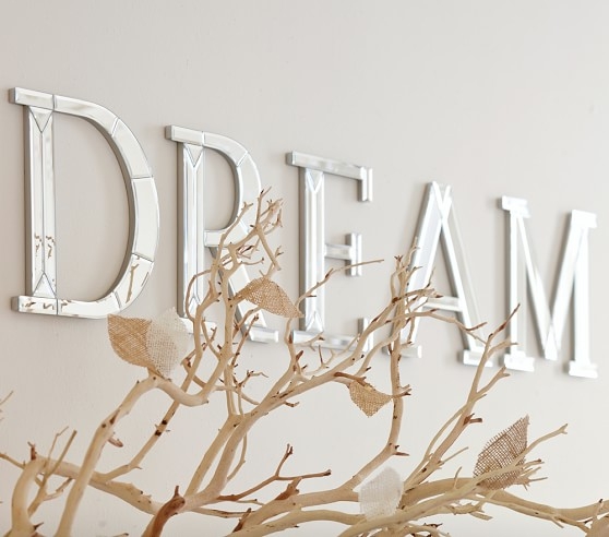 Mirrored Wall Letters, Dream - Image 0