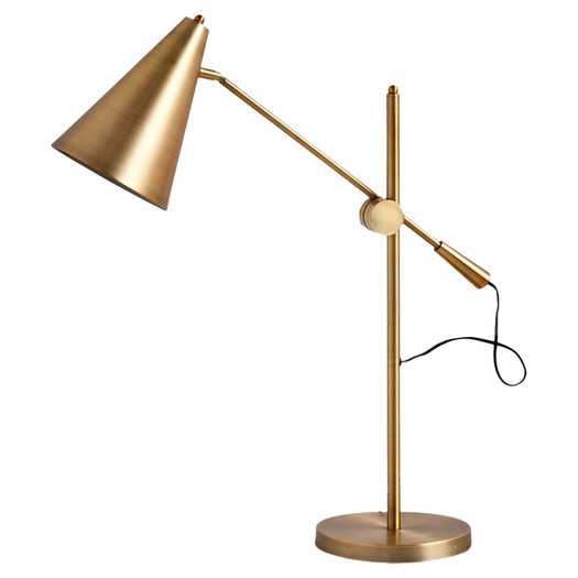 26" H Table Lamp with Cone Shade - Image 0
