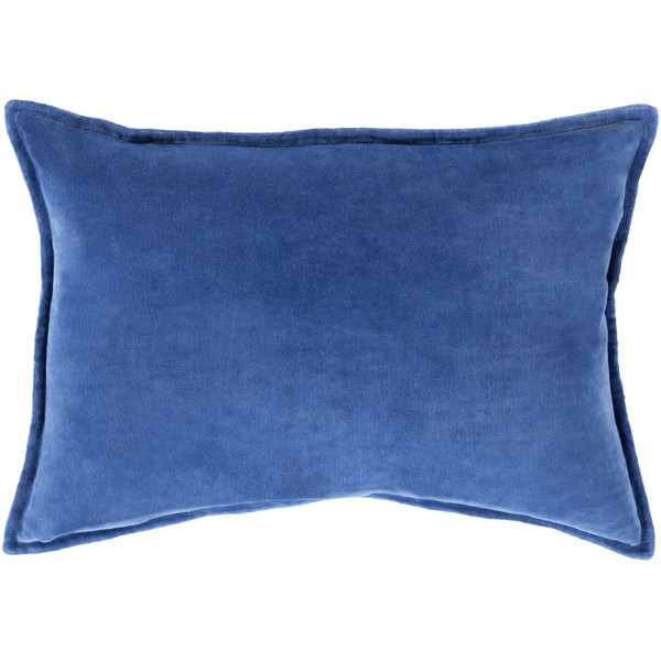 Lumbar Pillow - 13" H x 19" W - cobalt - insert included - Image 0