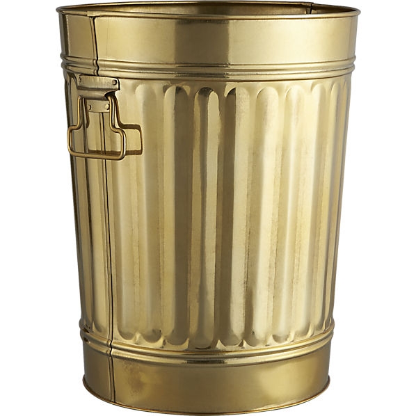 gold wastecan - Image 0
