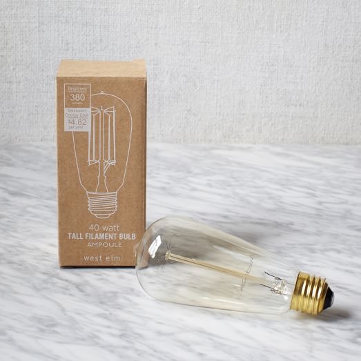 Edison-Style Bulb, Tall - Image 0