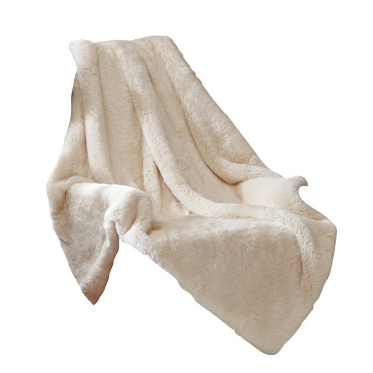 Signature Luxury Faux Fur Throw Blanket - Image 0