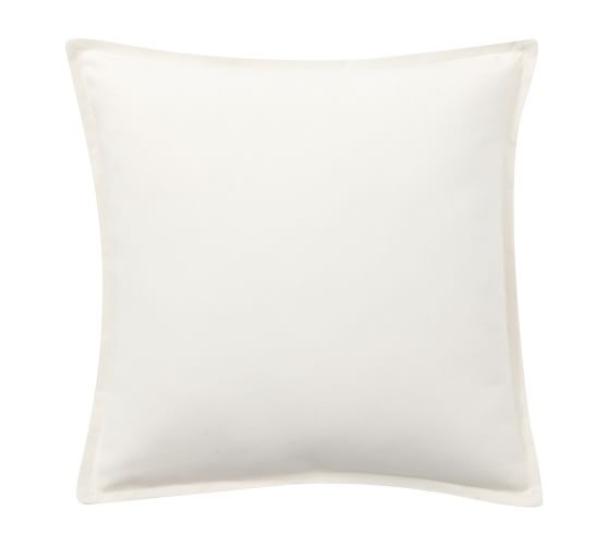 Solid Indoor/Outdoor Pillow - NATURAL - 18" sq. - With insert - Image 0