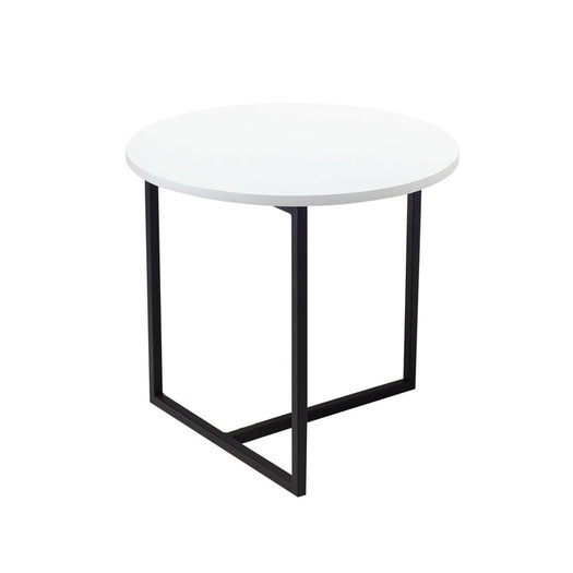 Dolf End Table - White Lacquer - Image 0