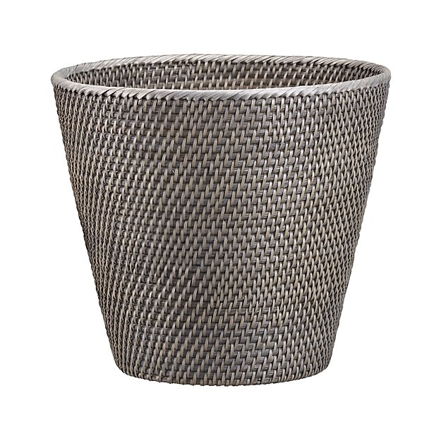 Sedona Grey Tapered Waste Basket/Trash Can - Image 0