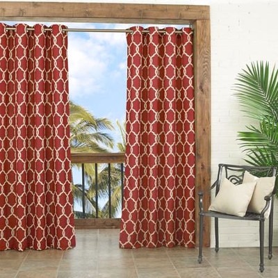 Totten Key Trellis Single Curtain Panel - Image 0