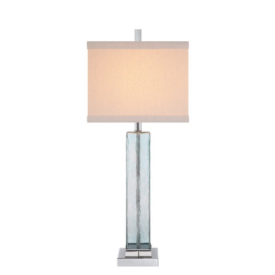 34" H Table Lamp with Square Shade - Image 0