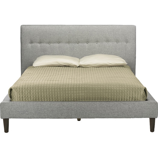 Callasandra Upholstered Panel Bed - Gray/Queen - Image 0