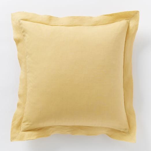 Belgian Linen Pillow Cover - Horseradish - Image 0