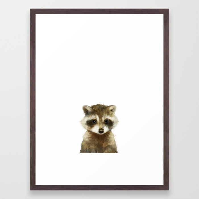 Little Raccoon- 20" X 26"- Framed - Image 0