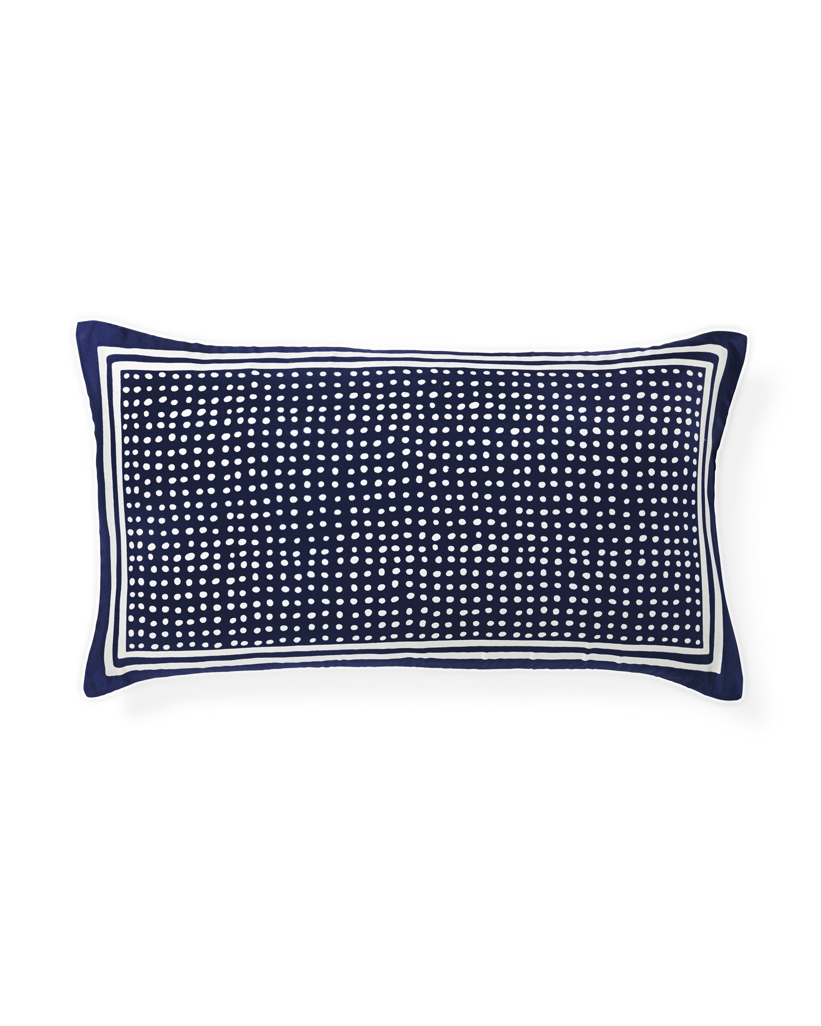 Silk Dot Lumbar Pillow Cover - Image 0