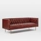 Modern Chesterfield Leather Sofa - Image 0