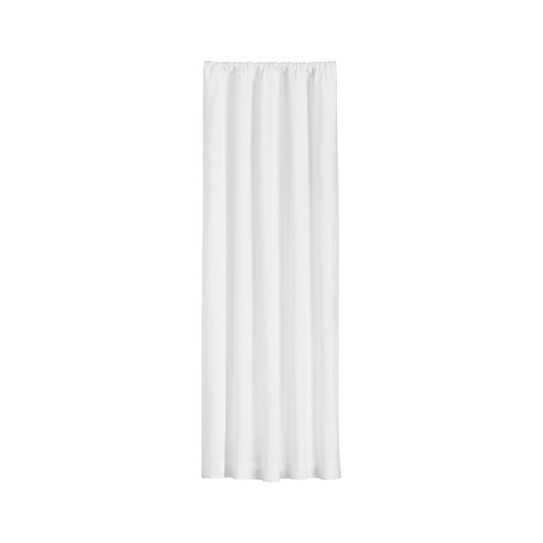 Wallace White Curtains - White, 108"L - Image 0