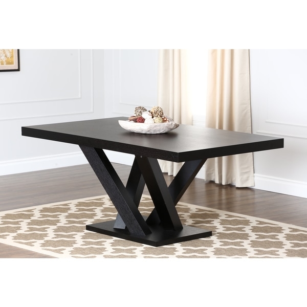 ABBYSON LIVING Cosmo Espresso Wood Dining Table - Image 0