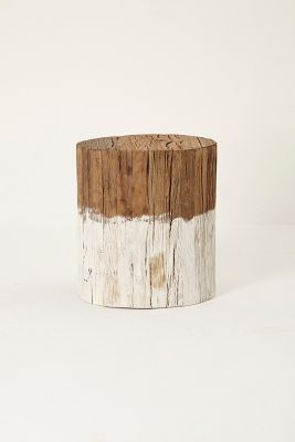 Reclaimed Wood Side Table - Image 0