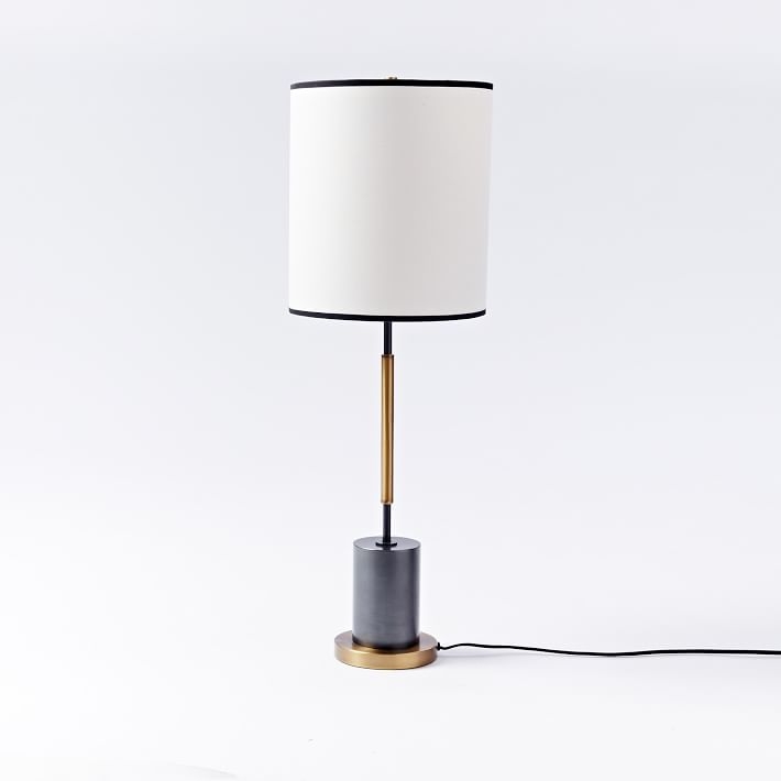 West elm + Rejuvenation Cylinder Table Lamp - Tall - Image 0