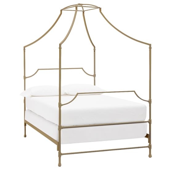 Maison Canopy Bed - Queen/Gold - Image 0