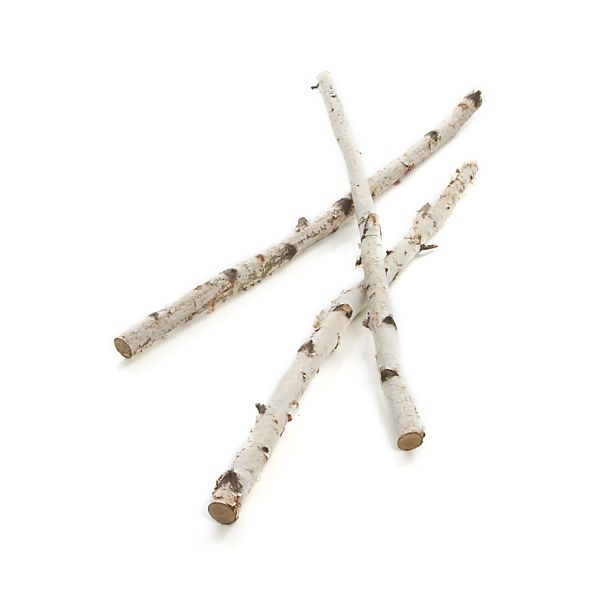 Set of 3 Short Birch Branches - Image 0