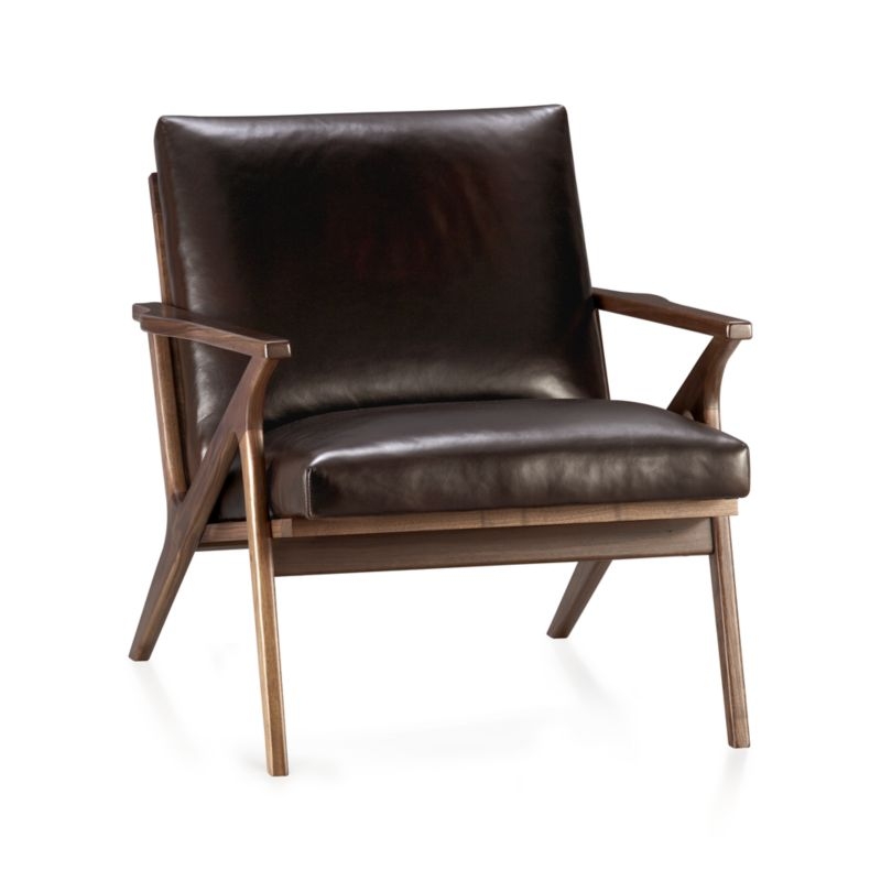 Cavett Leather Chair - Saddle - Image 0