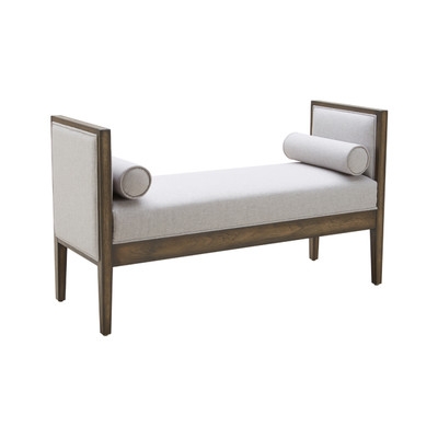 5West Pietro Two Seat Upholstered Bench - Image 0