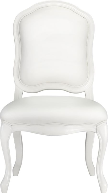 stick around white side chair - Image 0
