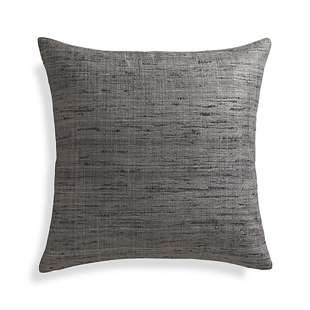 Trevino Nickel Grey 20" Pillow- With insert - Image 0