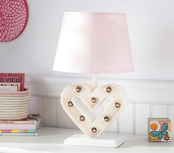 Heart Marquee Complete Lamp - Image 0