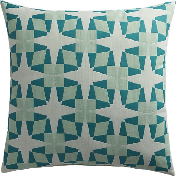 Moravian star outdoor pillow - 20x20, With Insert - Image 0
