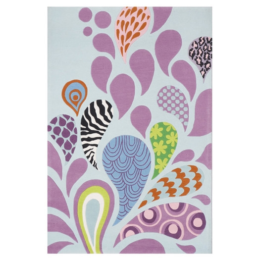 Lil Mo Hipster Funky Kids Area Rug - Image 0