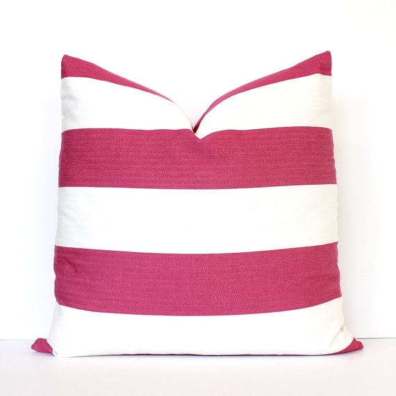 Decorative Designer Pillow Cover accent throw cushion striped,  insert not included - Image 0