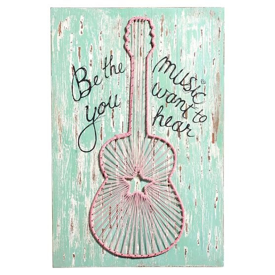 Junk Gypsy Be The Music You Hear Wall Art - Image 0
