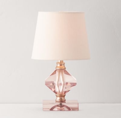 GRACE CRYSTAL ACCENT LAMP ROSE - Image 0