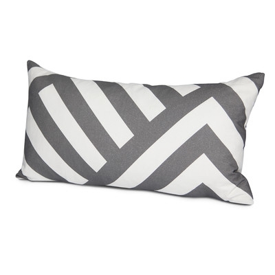 Zara Cotton Lumbar Pillow - 12x24 - with Insert - Image 0