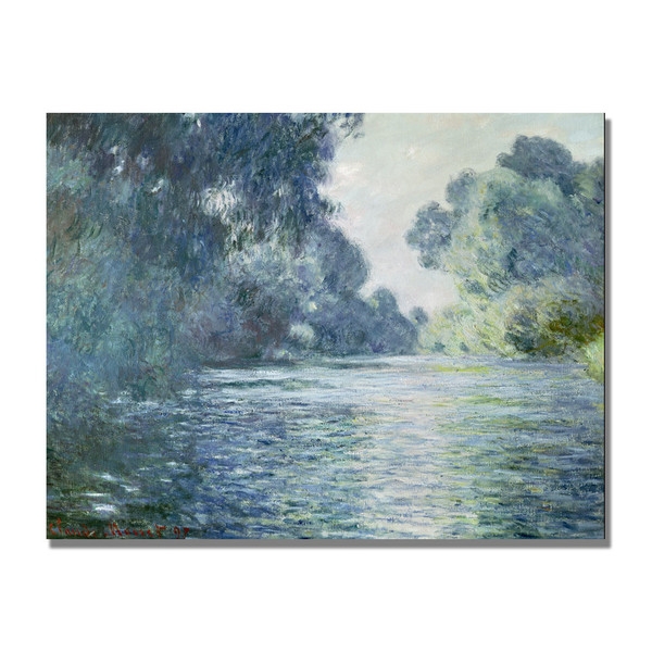 "Branch of the Seine Near Giverny" Painting - 35"x47" - unframed - Image 0