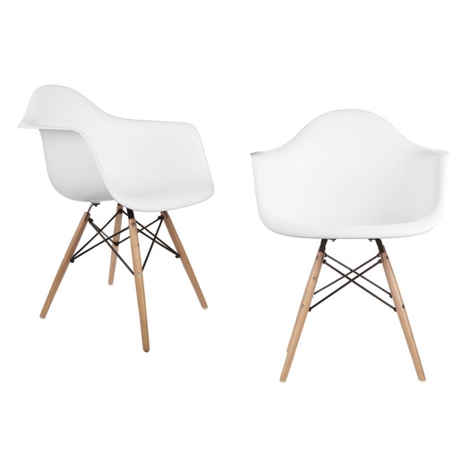 Mid Century Modern Scandinavian Arm Chair - Set of 2 - Image 0