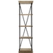 Wood and Metal Etagere - Image 0