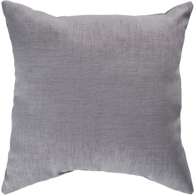 Stunning Solid Pillow Cover - 18" x 18" - Dove Gray - with insert - Image 0